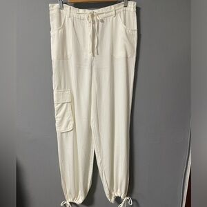 NWT Sincerely Jules Convertible Balloon/Wide Leg Tencel Blend Pant.  X-Large